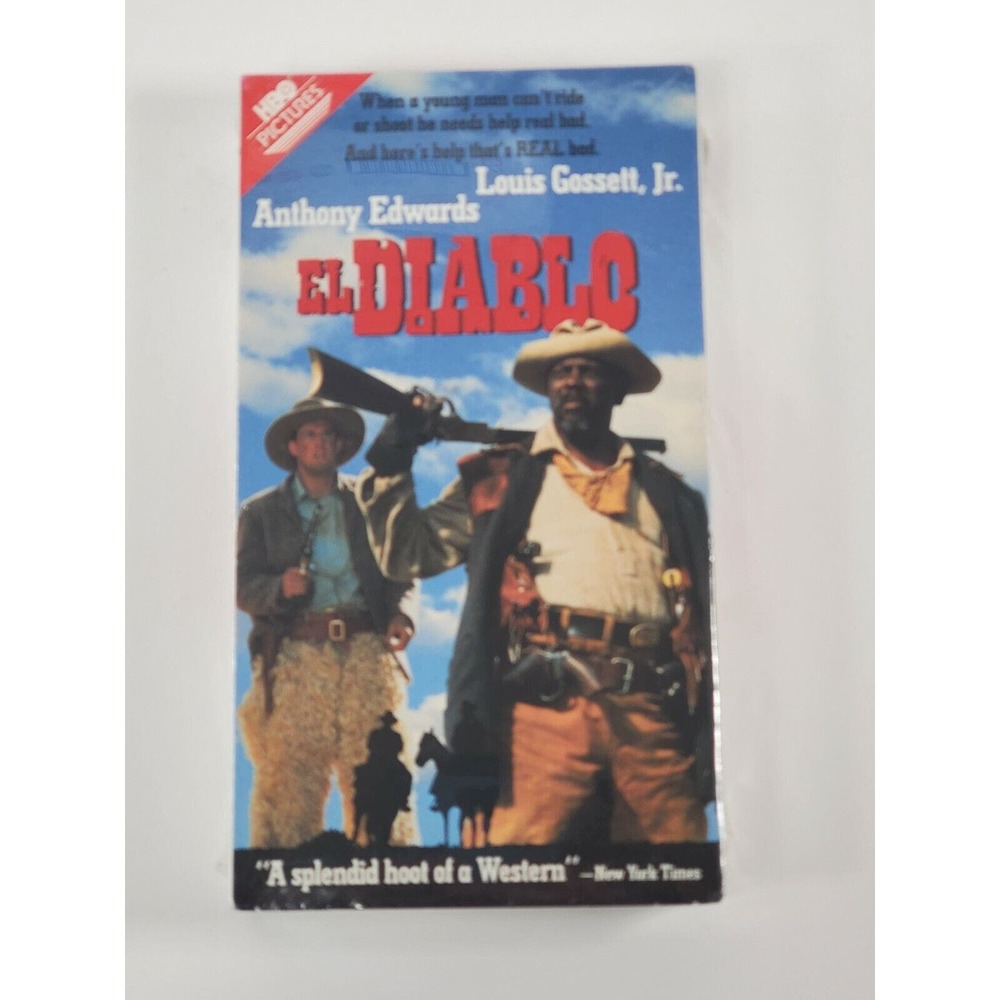 El Diablo VHS Louis Gossett Jr., Anthony Edwards, Peter Markle Brand New Sealed